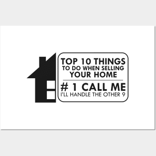 Real Estate - Top 10 things to do when selling your home Posters and Art